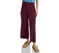 Cecil High Waist Wide Leg Hose im Loose Fit Grape red XL