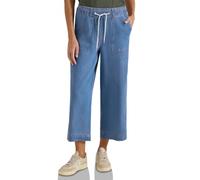 Cecil Damen High Waist Wide Leg Hose im Loose Fit in Blau, Gr: XXL