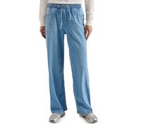 Loose-fit-Jeans CECIL "Style Neele", Damen, Gr. M (40), Länge 30, light blau used wash, Denim/Jeans, Obermaterial: 97% Lyocell, 3% Elasthan. Futter: 52% Polyester, 48% Baumwolle, unifarben, loose fit