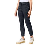 3/4-Hose CECIL "Style Scarlett", Damen, Gr. 29, Länge 26, blau (universal blau), Web, Obermaterial: 97% Baumwolle, 3% Elasthan, unifarben, casual, tailliert 3/4-Länge, Hosen, 3/4 Länge im 4-Pocket-Sti