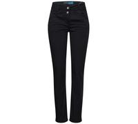 CECIL Damen B378219 Hose Im Casual Fit, Deep Charcoal Grey, 28W / 30L EU
