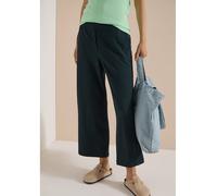 Stoffhose CECIL, Damen, Gr. M, Länge 26, palm breeze grün, Stoff, 73% Viskose, 25% Polyester, 2% Elasthan, unifarben, loose fit 7/8-Länge, Hosen Stoffhose, High Waist (94785025-M) palm breeze grün
