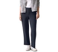 Stoffhose CECIL "NEELE" Gr. XL (44), Länge 28, blau (universal blue) Damen Hosen (21318320-XL) universal blue