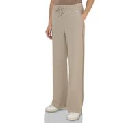 Jogginghose CECIL "Style Neele", Damen, Gr. XXL (46), Länge 30, toffee cream melange, Web, Obermaterial: 53% Polyester, 37% Viskose, 10% Elasthan. Futter: 100% Polyester, meliert, loose fit knöchellan