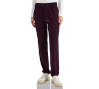 Cecil Hose mit Glitzer-Tape Eggplant red L
