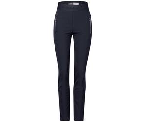 Cecil - Hose mit Zipper-Details blau - Gr. - XXL/28