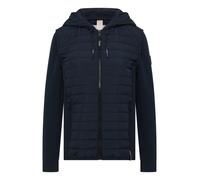 Cecil - Hybride Steppjacke mit Kapuze und Reißverschluss blau - Gr. - XS