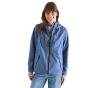 Regen- und Matschjacke STREET ONE, Damen, Gr. M (40), coal blau, Stoff, Obermaterial: 100% Polyester; Futter: 100% Polyester, unifarben, comfort fit normal, ohne Ausschnitt, Bündchen, Jacken, mit Tunn