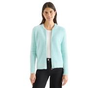 Cecil Jacquard Cardigan mit Zipper Light Foam Blue XL