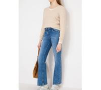 Slim-fit-Jeans CECIL, Damen, Gr. 27, Länge 30, authentic used wash, Jeans, 78% Baumwolle, 20% wiederverwerteter Polyester, 2% Elasthan, unifarben, knöchellang, Jeans Slim-fit-Jeans, aus Baumwolle mit 