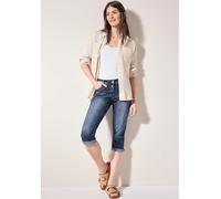 Cecil Jeans-Caprihose in Dunkelblau - 36% | Größe W25/L22 | Damenhosen