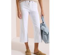 Cecil Wide Leg Jeans mit Patch Pockets White 29