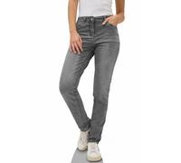 Cecil Damen Jeans im Casual Fit in Grau, Gr: 27