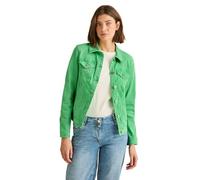 Jeansjacke CECIL, Herren, Gr. S (38), iced neon grün, Denim/Jeans, Obermaterial: 98% Baumwolle, 2% Elasthan, unifarben, casual, regular fit taillenbedeckt, Langarm Manschette, Jacken, mit Hemdkragen (