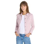 Jeansjacke CECIL, Damen, Gr. XL (44), light blush rose, Web, 98% Baumwolle, 2% Elasthan, unifarben, comfort fit normal, V-Ausschnitt, Bündchen, Jacken Jeansjacke, aus Baumwolle mit Stretchanteil (7394