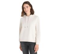 Kapuzensweatshirt CECIL, Damen, Gr. XXL (46), light greige, Sweatware, Obermaterial: 54% Polyester, 46% Baumwolle. Futter: 50% Baumwolle, 50% Polyester, unifarben, lässig geschnitten hüftbedeckend, Ru
