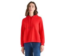 Kapuzensweatshirt CECIL, Damen, Gr. XXL (46), pumkin orange, Sweatware, Obermaterial: 54% Polyester, 46% Baumwolle. Futter: 50% Baumwolle, 50% Polyester, unifarben, lässig geschnitten hüftbedeckend, R