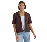 Cecil - Kapuzenjacke mit seitlichen Tunnelzügen brown cacao - Gr. - XXL