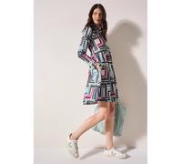 Cecil AOP Cotton Dress Light Alabaster White M