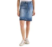 Cecil Knielanger Jeansrock mit Gürteldetail Authentic Used wash 34
