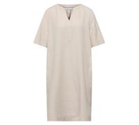 Sommerkleid CECIL, Damen, Gr. XL (44), US-Größen, macadamia beige, Stoff, 55% Leinen, 45% Viskose, unifarben, comfort fit knieumspielend, Rundhals, normaler Saum, Kleider Sommerkleid, knielang (505891