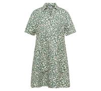 CECIL - Knielanges Kleid aus Leinenmix mit Print macadamia beige - Gr. - XS