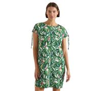 Knielanges Kleid mit floralem Muster