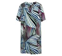 Sommerkleid CECIL, Damen, Gr. XL (44), US-Größen, palm breeze grün, Stoff, 100% Viskose, gemustert, comfort fit knieumspielend, Rundhals, abgesteppt, Kleider Sommerkleid, aus Viskose (81547651-XL) pal
