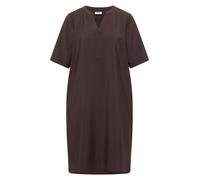 CECIL - Knielanges Kleid mit Split Neck brown cacao - Gr. - XXL