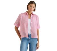 Cecil Kurzarm Bluse aus reinem Leinen Fresh red M