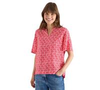 Kurzarm Bluse mit Muschelprint