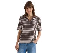 Kurzarm Poloshirt mit Streifen