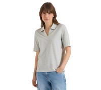 Cecil Poloshirt Damen Kurzarm Gestreift Piqué Blau Größe XXL (46)