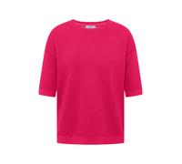 Cecil Damen Kurzarm-Pullover mit Struktur Pink Größe L