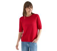 Cardigan CECIL, Damen, Gr. M (40), glazed apple rot, Web, 100% Baumwolle, unifarben, comfort fit normal, Rundhals, Rippbündchen, Strickjacken, aus reiner Baumwolle (65468438-M) glazed apple rot