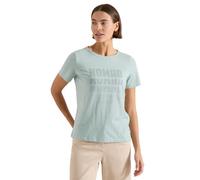 Cecil Kurzarm Shirt im Ausbrenner-Look Crystal Mint M