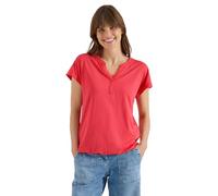 Tunikashirt CECIL, Damen, Gr. M (40), pink (coral), Web, 50% Modal, 50% Baumwolle, unifarben, comfort fit normal, Rundhals, Bündchen, Shirts, im Tunika-Style (28298118-M) coral