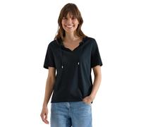 Cecil Kurzarm Shirt mit Split Neck Palm Breeze Green M