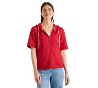 Cecil Damen Kurzarm Sweatjacke mit Kapuze