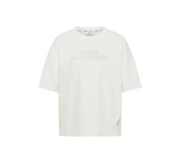 CECIL - Kurzarm Sweatshirt mit Embroidery vanilla white - Gr. - L