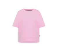 Cecil Damen Kurzarm Sweatshirt mit Rundhals in Rosa, Gr: M