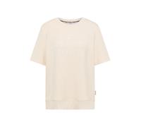 Cecil - Kurzarm Sweatshirt mit Wording beige - Gr. - S