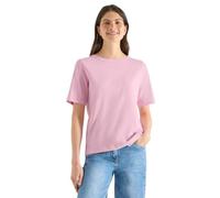 Cecil Kurzarmshirt Damen Gr. L (42) blush-rosa 100% Baumwolle Rundhals