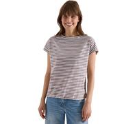 Cecil Kurzarm T-Shirt mit elastischem Saum Sweet Grape red XL