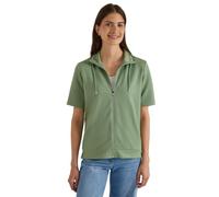 Cardigan CECIL, Damen, Gr. XL (44), deep matcha grün, Stoff, 52% Modal, 44% Polyester, 4% Elasthan, unifarben, normal normal, hoch geschlossener Ausschnitt, abgesteppt, Strickjacken, mit Stehkragen (5