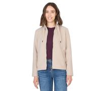 Cecil Damen Kurze Teddy-Jacke in Weiß, Gr: M