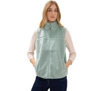 CECIL Kurze Teddy-Weste smoke salvia L