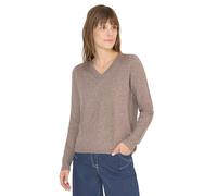 Cecil - Kuscheliger V-Neck Pullover braun - Gr. - L