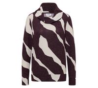 Cecil Damen-Shirt – Kuscheliges Shirt mit Muster – Rot Größe L