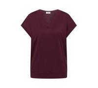 Cecil - Lässiges Basic T-Shirt mit V-Ausschnitt und überschnittenen Schultern rot - Gr. - L